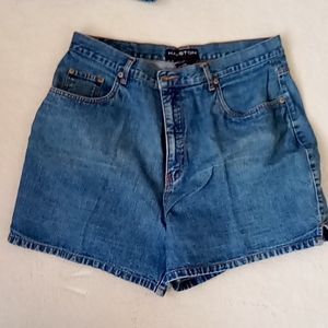 Halston Denim shorts size 16